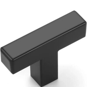 NIB 25 pc matte black Cabinet Knobs